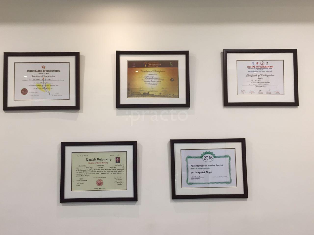 Reception at Empire Dental Clinic Sector 35 Chandigarh