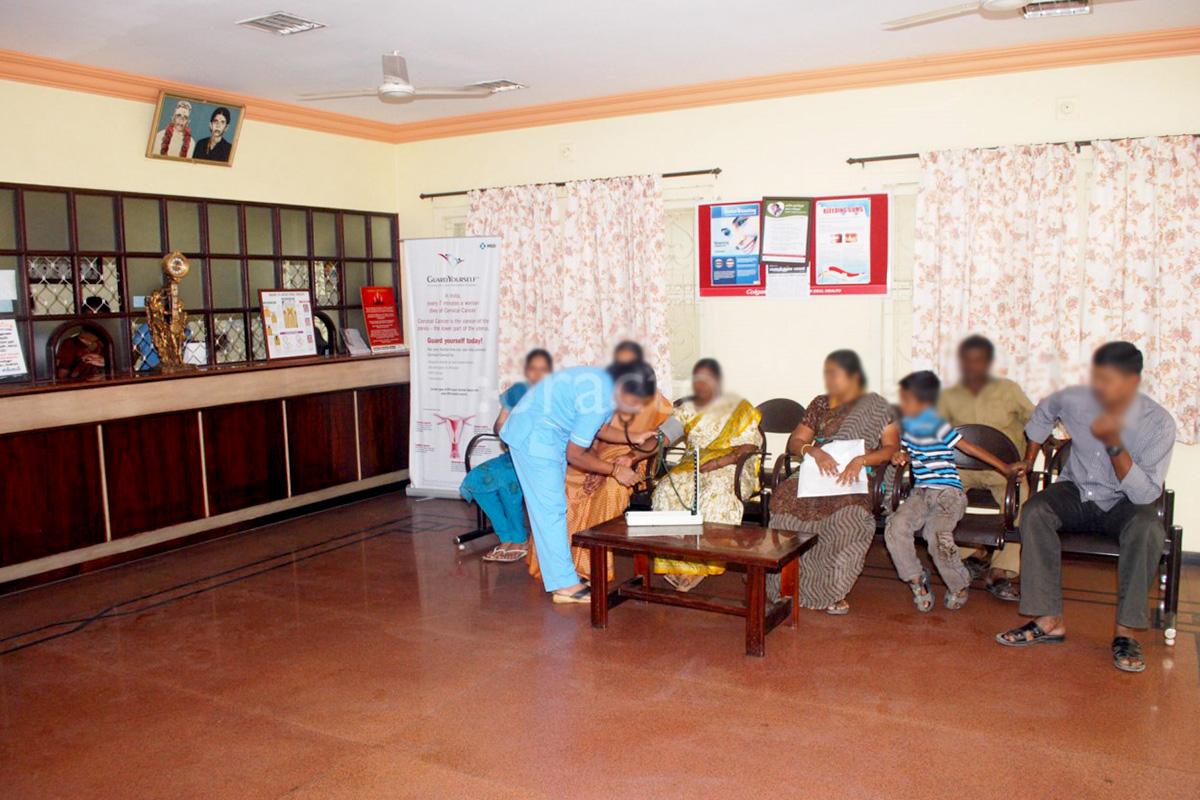 Waiting Area at Ponnaiah Hospital R.S. Puram Coimbatore
