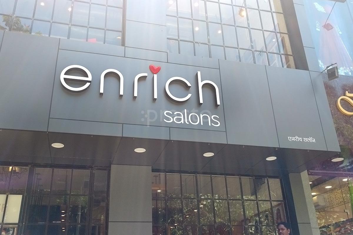 Entrance at Enrich Salon Borivali West Mumbai