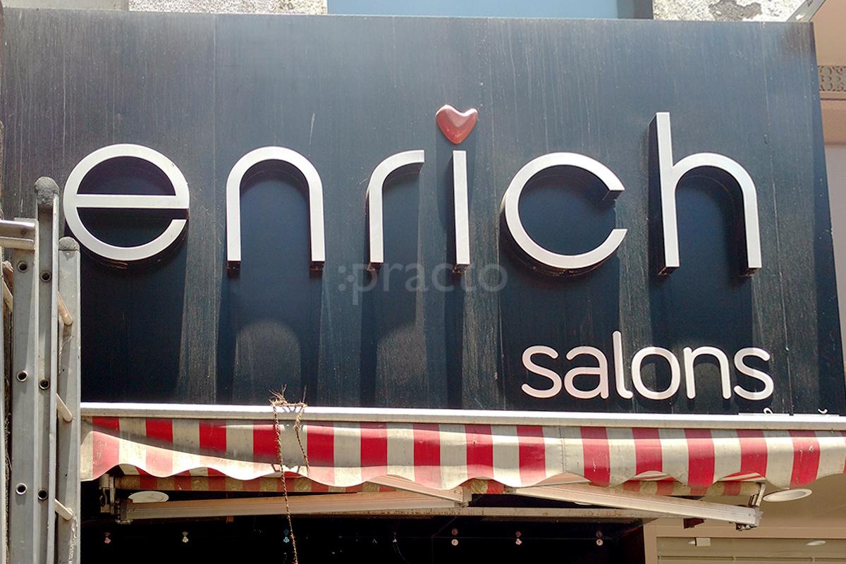 Entrance at Enrich Salons Borivali West Mumbai