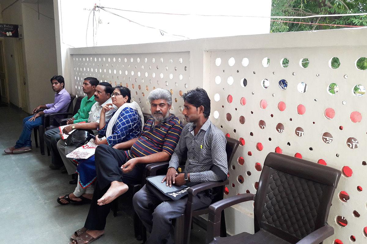 Waiting Area at Eshan Heart Centre Civil Line Agra