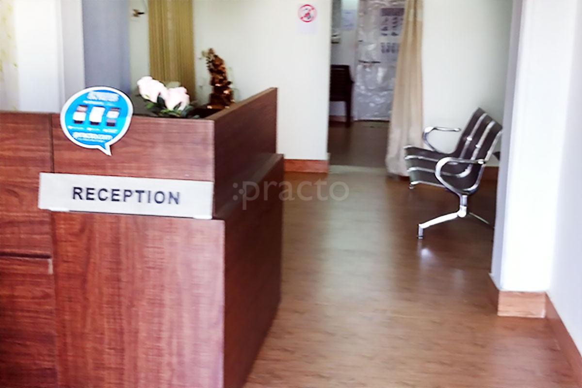 Reception at Eureka Superspeciality Clinic Madinaguda Hyderabad