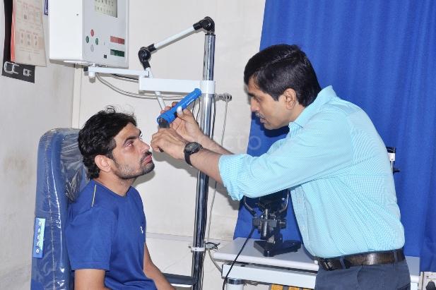 Reception at Eye Care Centre Kothrud Pune