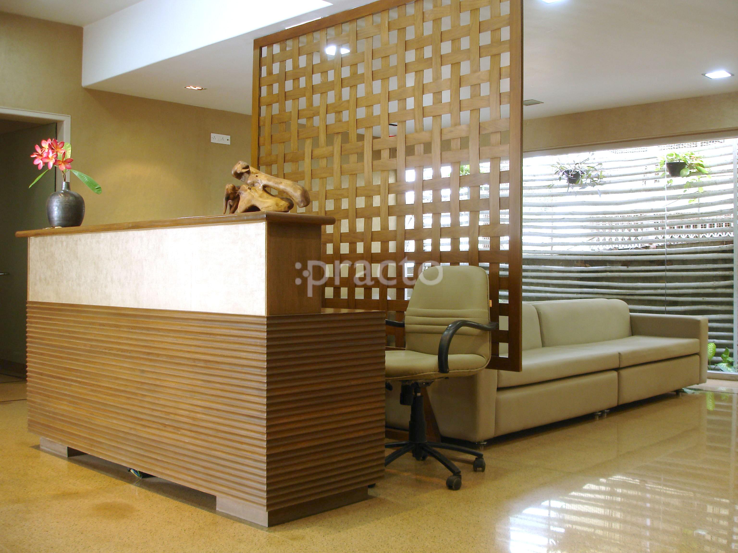 Reception at Eye Solutions - The complete eye hospital Tardeo Mumbai