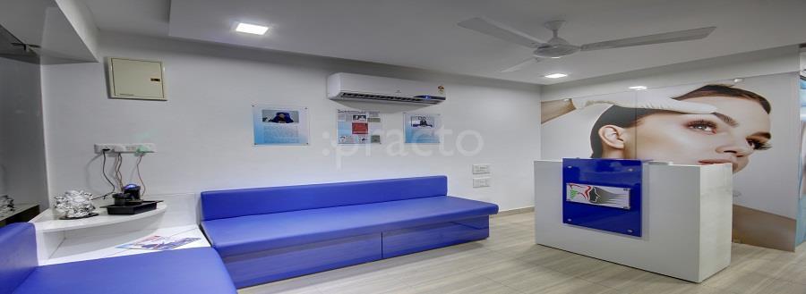Reception at FACE MultiSpeciality Dental & Cosmetology Hospital Ambawadi Ahmedabad