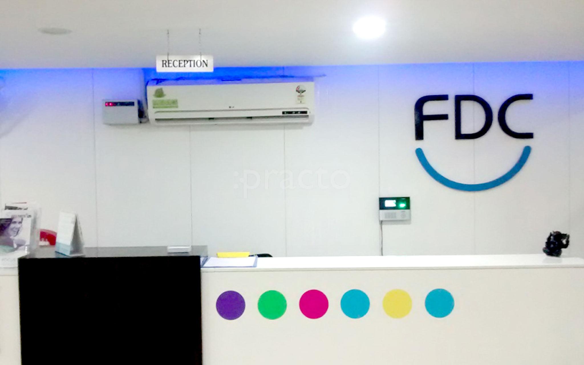Reception at Focus Dental Care Gachibowli Hyderabad