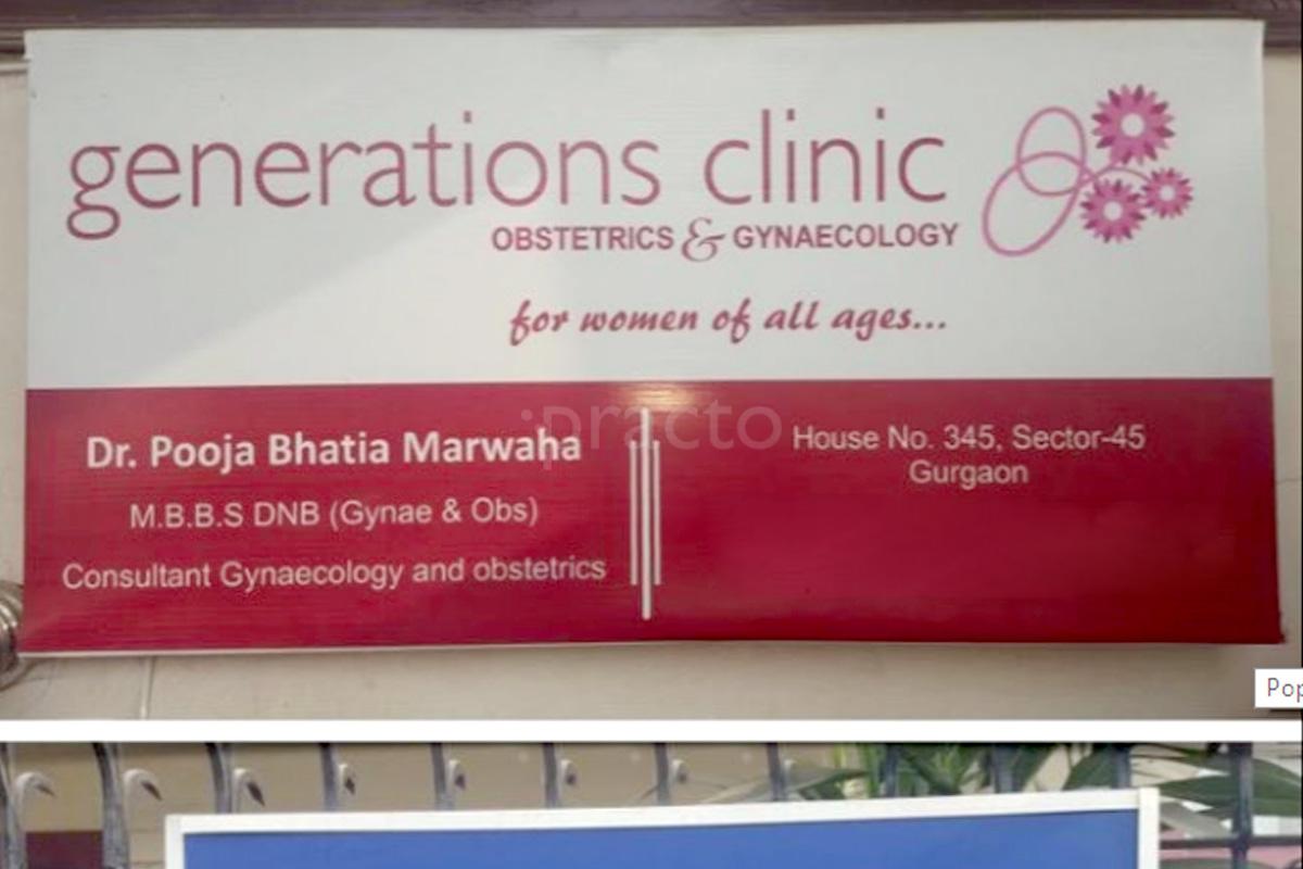 Entrance at Generations Clinic Gurgaon Sector 45 Gurgaon