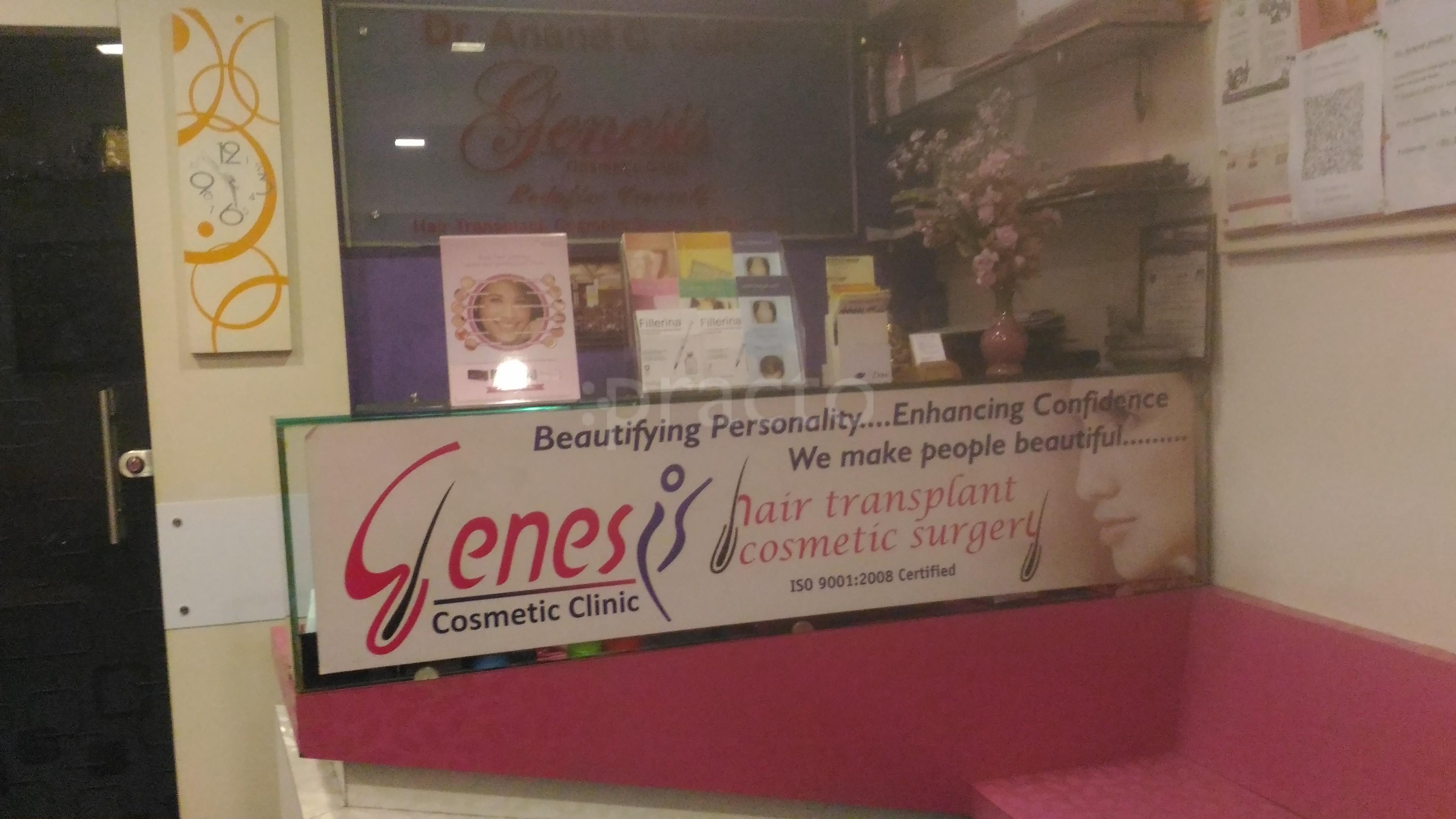 Reception at Genesis Cosmetic Surgery & Hair Transplant Centre Thane West Thane