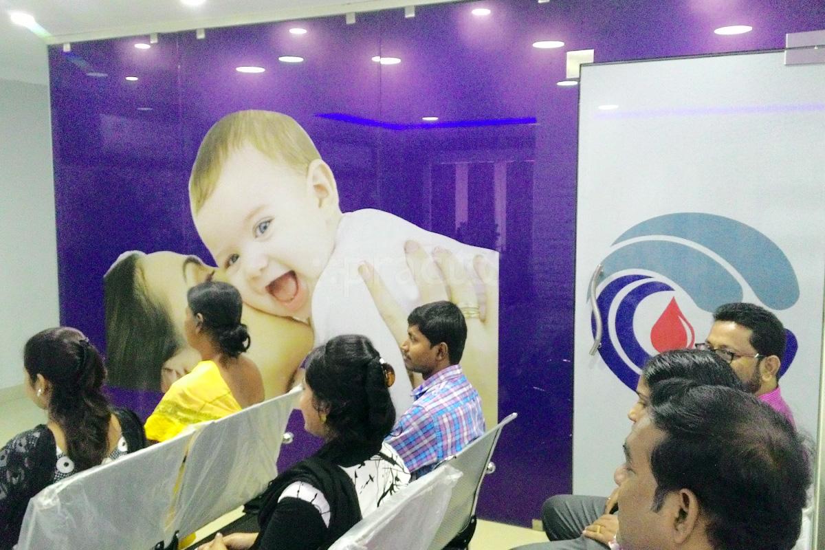 Waiting Area at GENIX Laboratory & Diagnostics Centre Naktala Kolkata