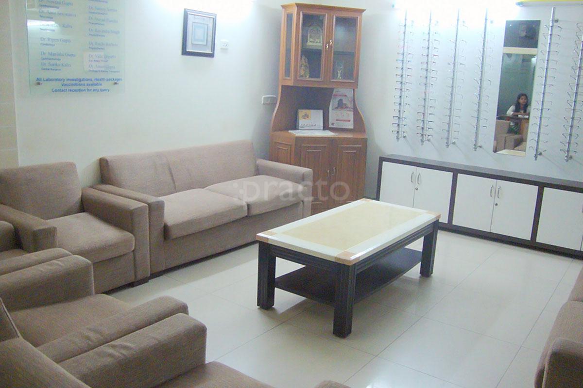 Waiting Area at Global Eye-Care Centre Vasant Vihar Delhi