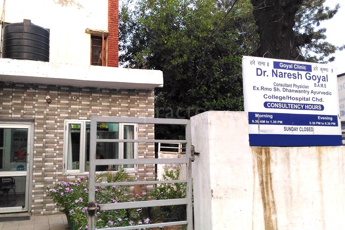 Entrance at Goyal Clinic Sector 30 Chandigarh