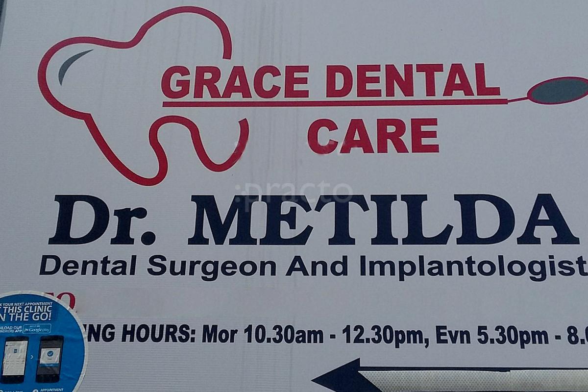 Entrance at Grace Dental Care Mugalivakkam Chennai