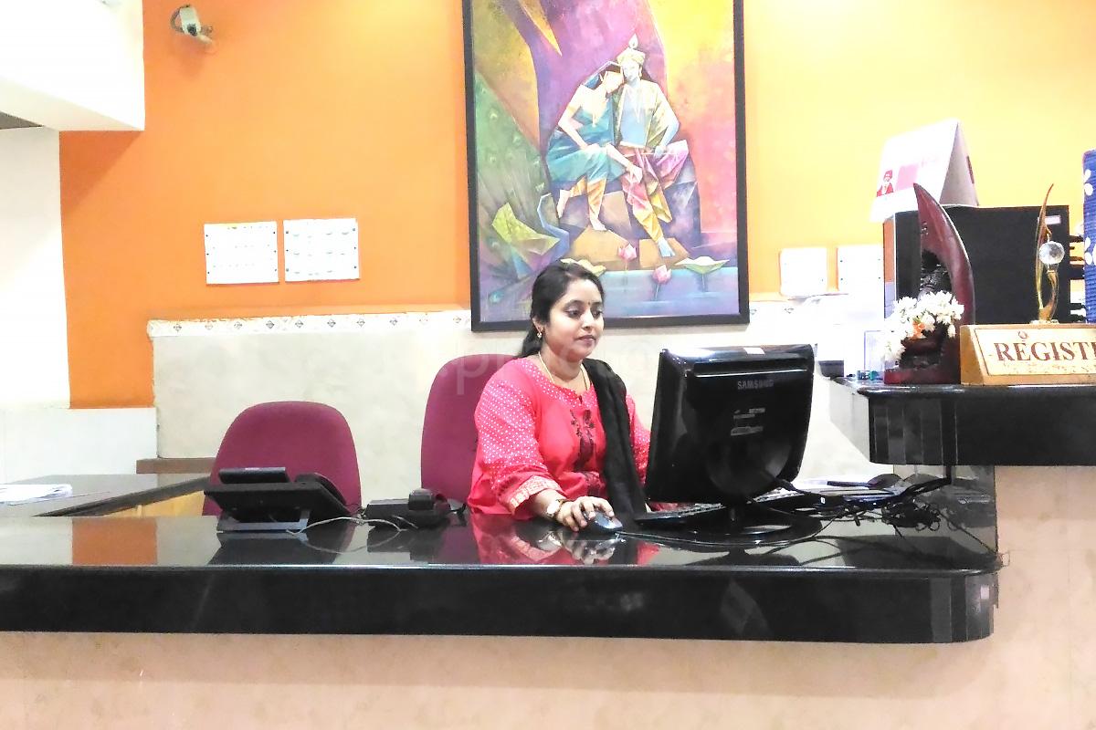 Reception at Gunasheela Surgical and Maternity Hospital Basavanagudi Bangalore