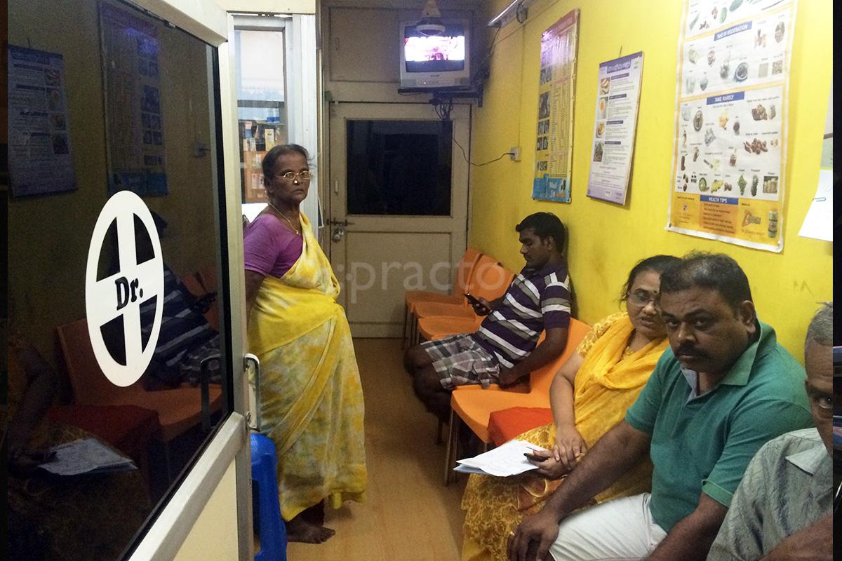 Waiting Area at H K CLINIC Thiruvanmiyur Chennai