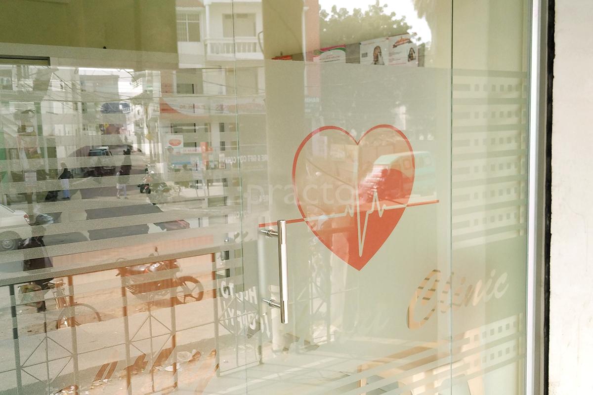 Entrance at Healthy Heart Clinic Vikas Nagar Lucknow