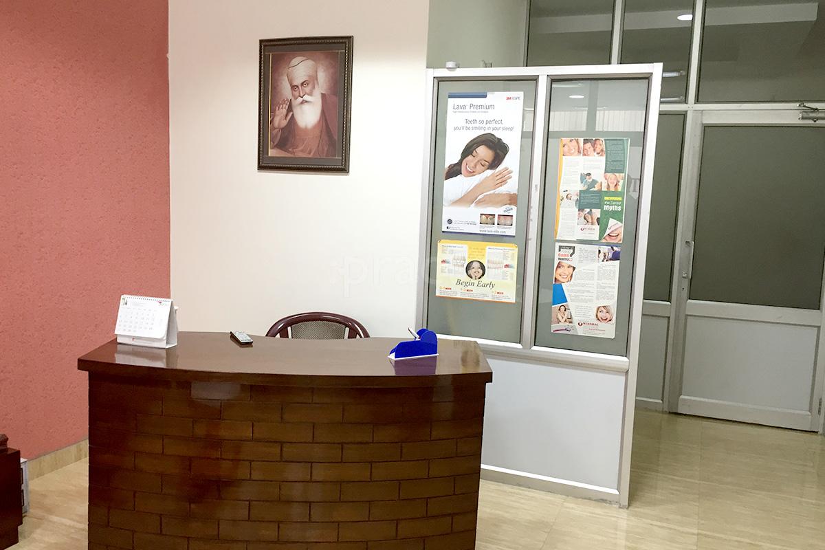 Reception at Healthy Smile Dental Care & Cure Clinic Sector-61 Mohali
