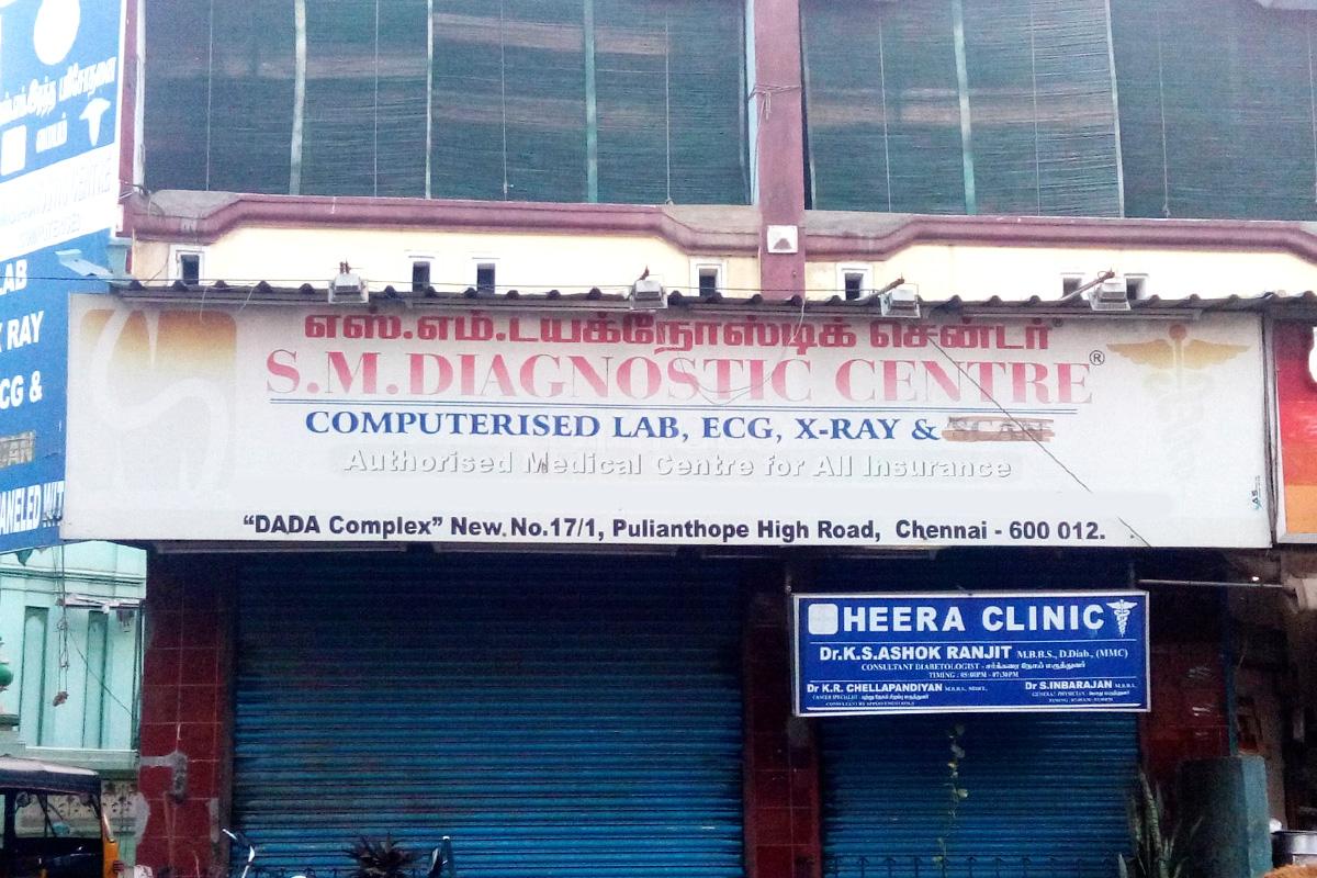 Entrance at Heera Clinic Pulianthope Chennai