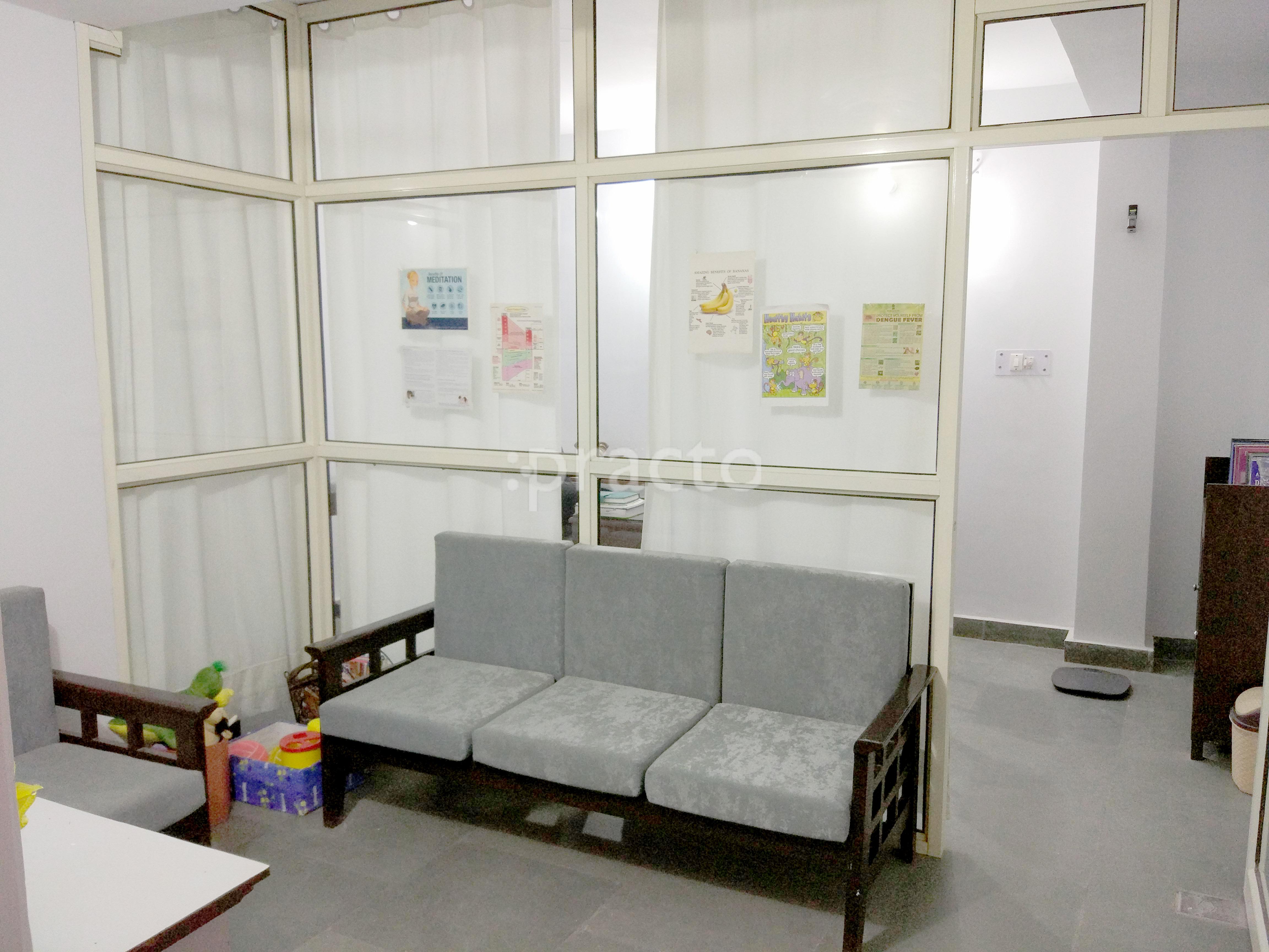 Waiting Area at Holistic Cure Homeopathic Clinic Vasant Kunj Delhi