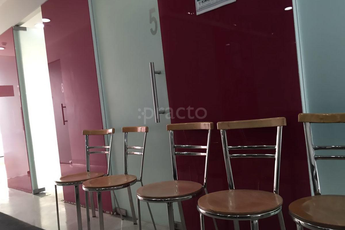 Waiting Area at ICARE Eye Hospital Sector 63 Noida