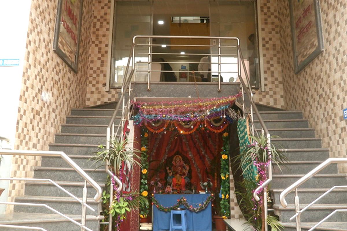 Entrance at IMHS Hospital Wagholi Pune