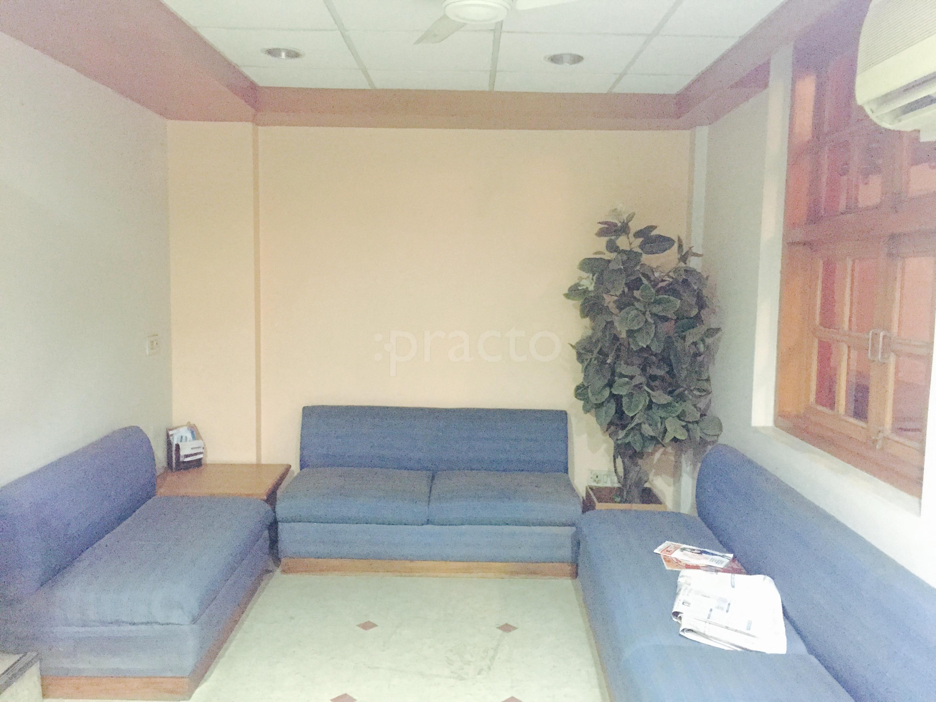 Waiting Area at Dr. Neelabh's Clinic Patel Nagar East Delhi