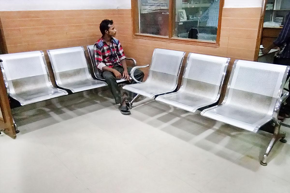 Waiting Area at Jain Hospital Vasundhara Ghaziabad