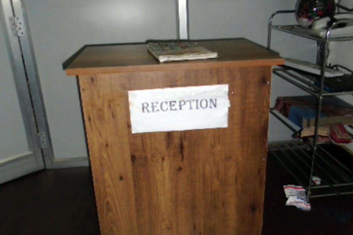 Reception at Janseva Dental Hospital Station Road Raipur