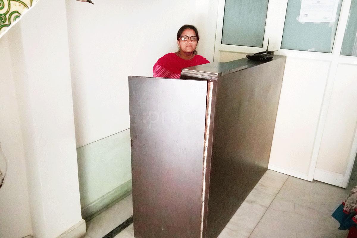 Reception at Jetly Clinic Vasundhara Ghaziabad
