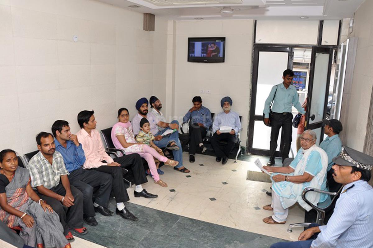 Waiting Area at Joy Nursing Home Rajouri Garden Delhi