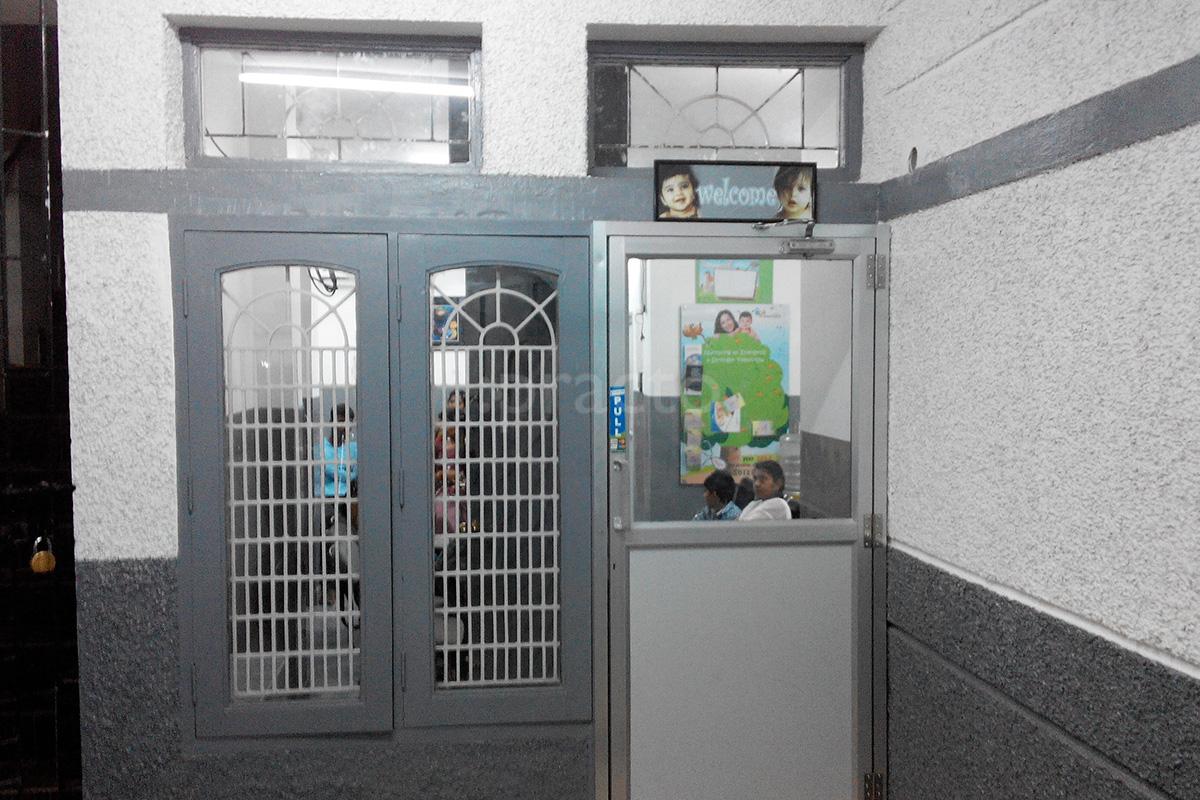 Entrance at JP Polyclinic Mogappair East Chennai