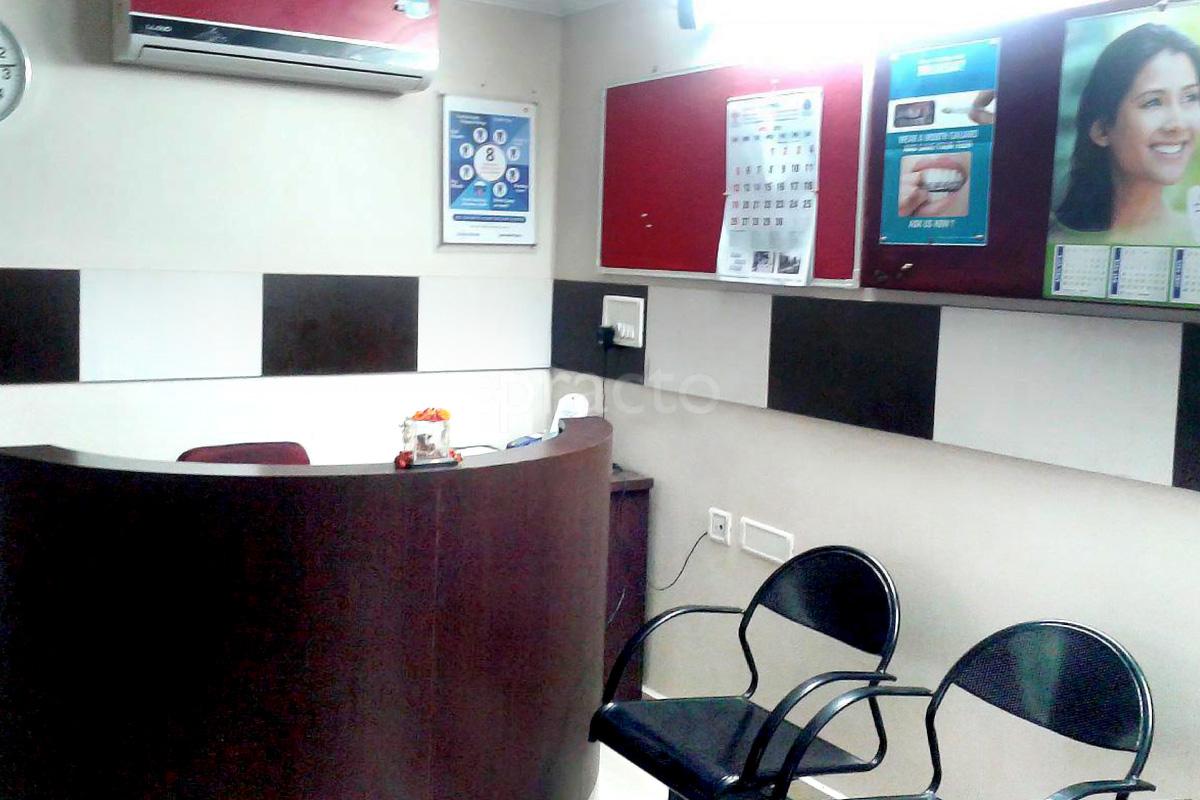 Reception at JV Dental & Implant Centre SR Nagar Hyderabad