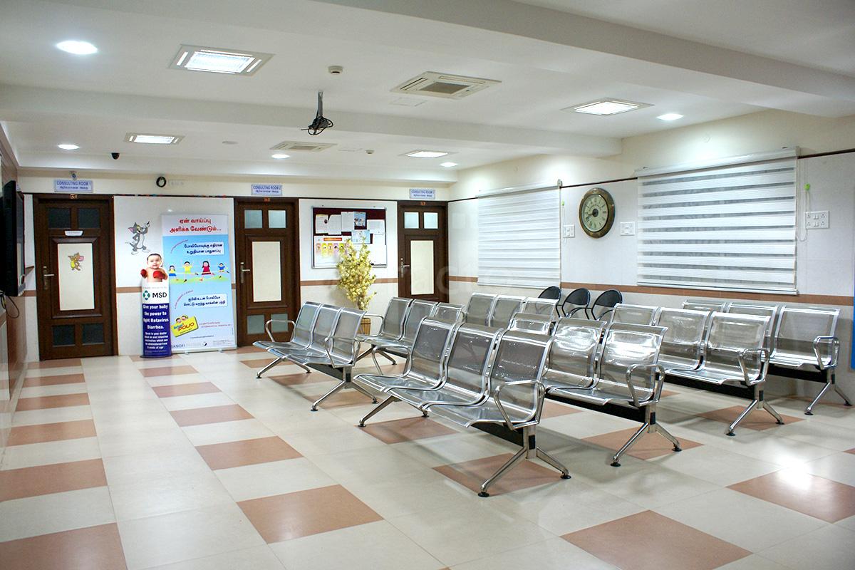Waiting Area at K.P Hospital Adambakkam Chennai