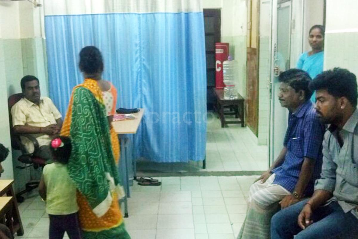 Waiting Area at Karbagambal Clinic Mylapore Chennai
