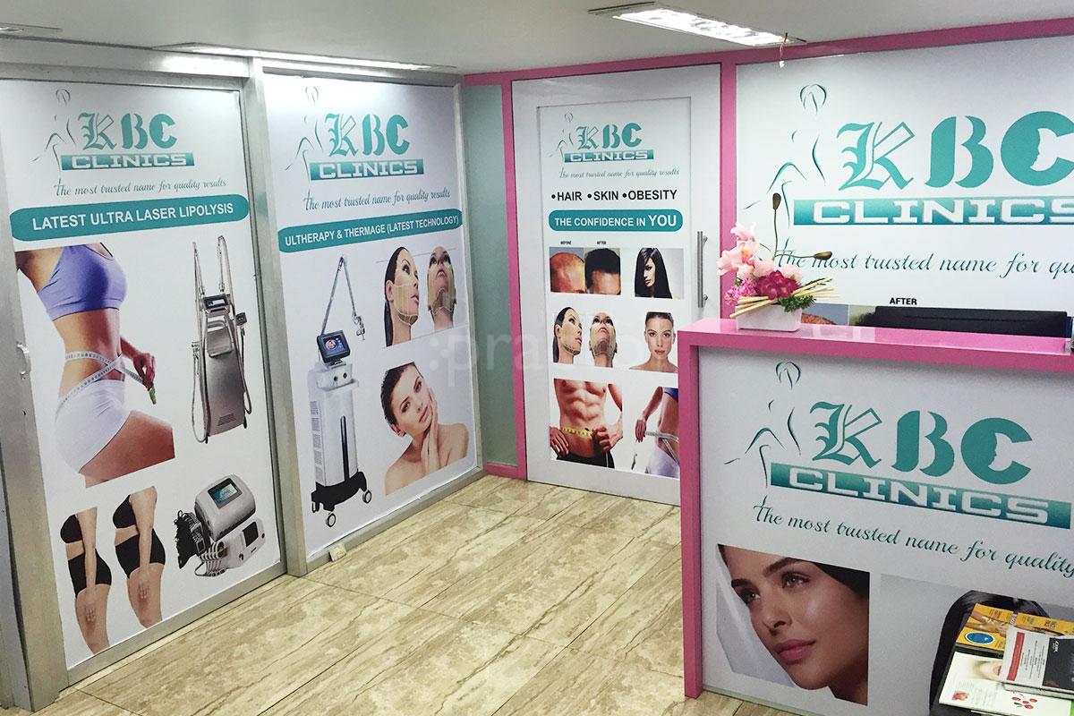 Reception at KBC Clinics Bandra West Mumbai