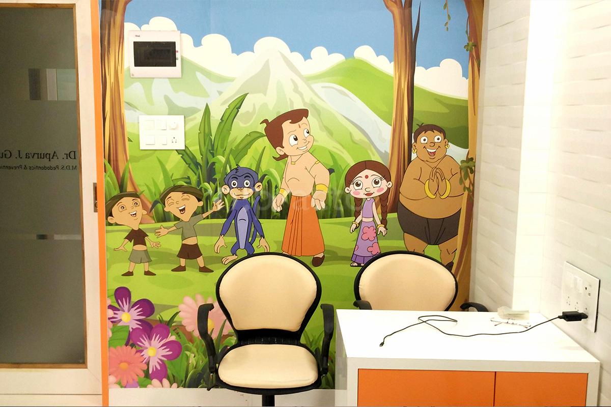 Reception at Kids Dental Care Andheri Mumbai