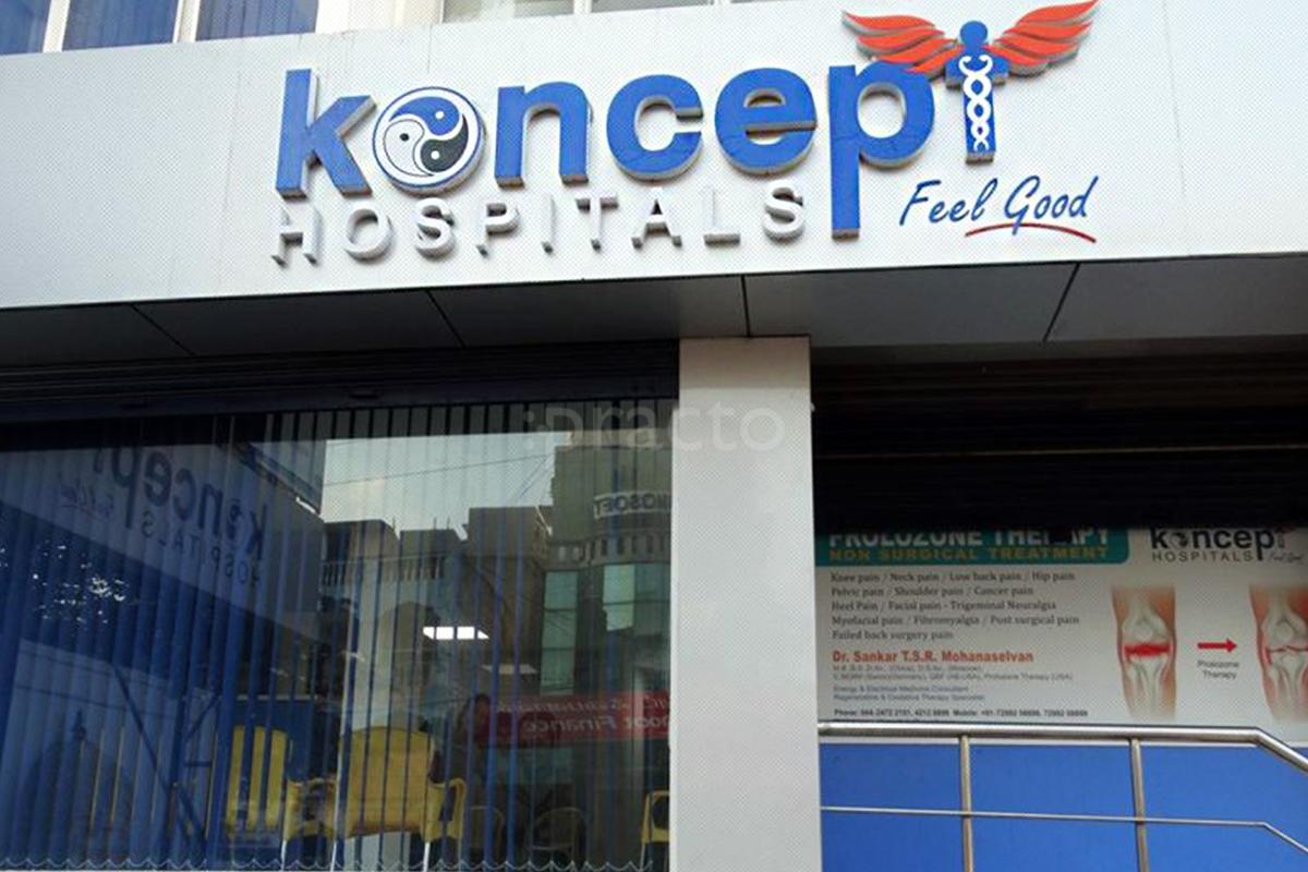 Entrance at Koncept Hospitals Kodambakkam Chennai