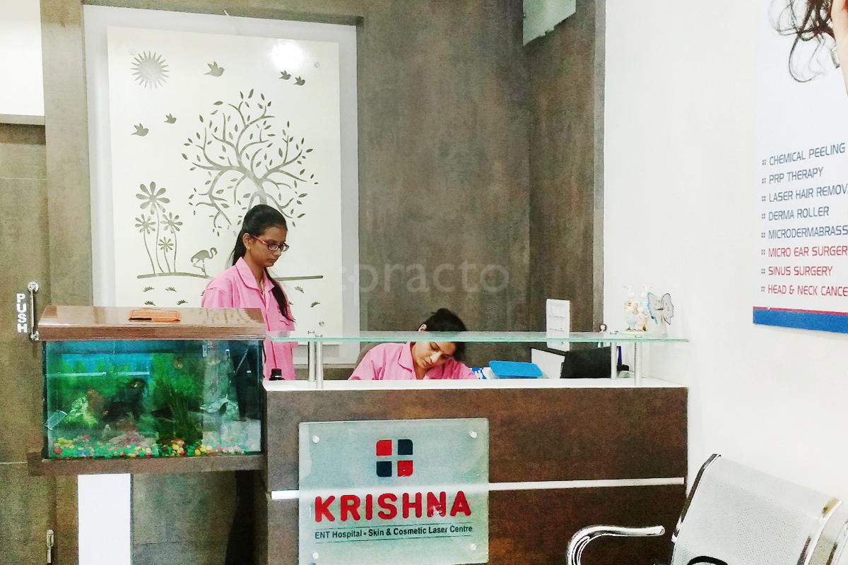 Reception at Krishna ENT And Skin Hospital Dandia Bazar Vadodara