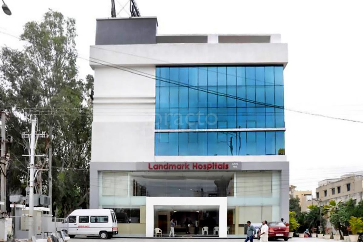 Entrance at Landmark Hospitals Kukatpally Hyderabad