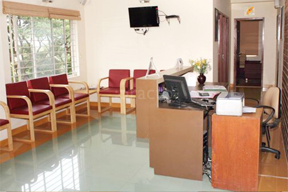 Waiting Area at Life Infertility Clinic Shivaji Nagar Bangalore