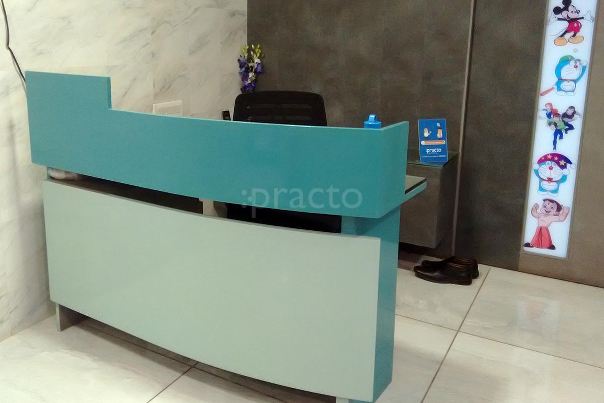 Reception at Little Smile Pediatric Dental Clinic Majura Gate Surat