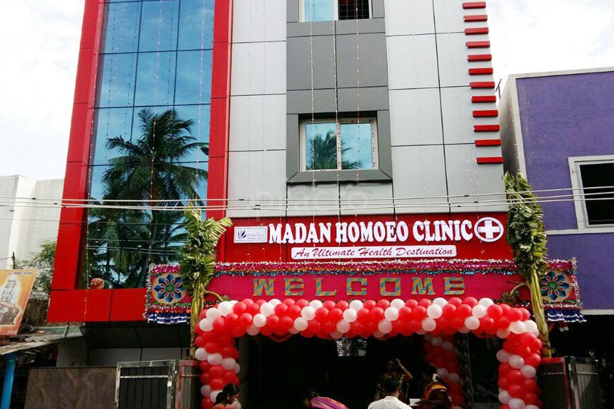 Entrance at Madan Homoeo Clinic Nanganallur Chennai