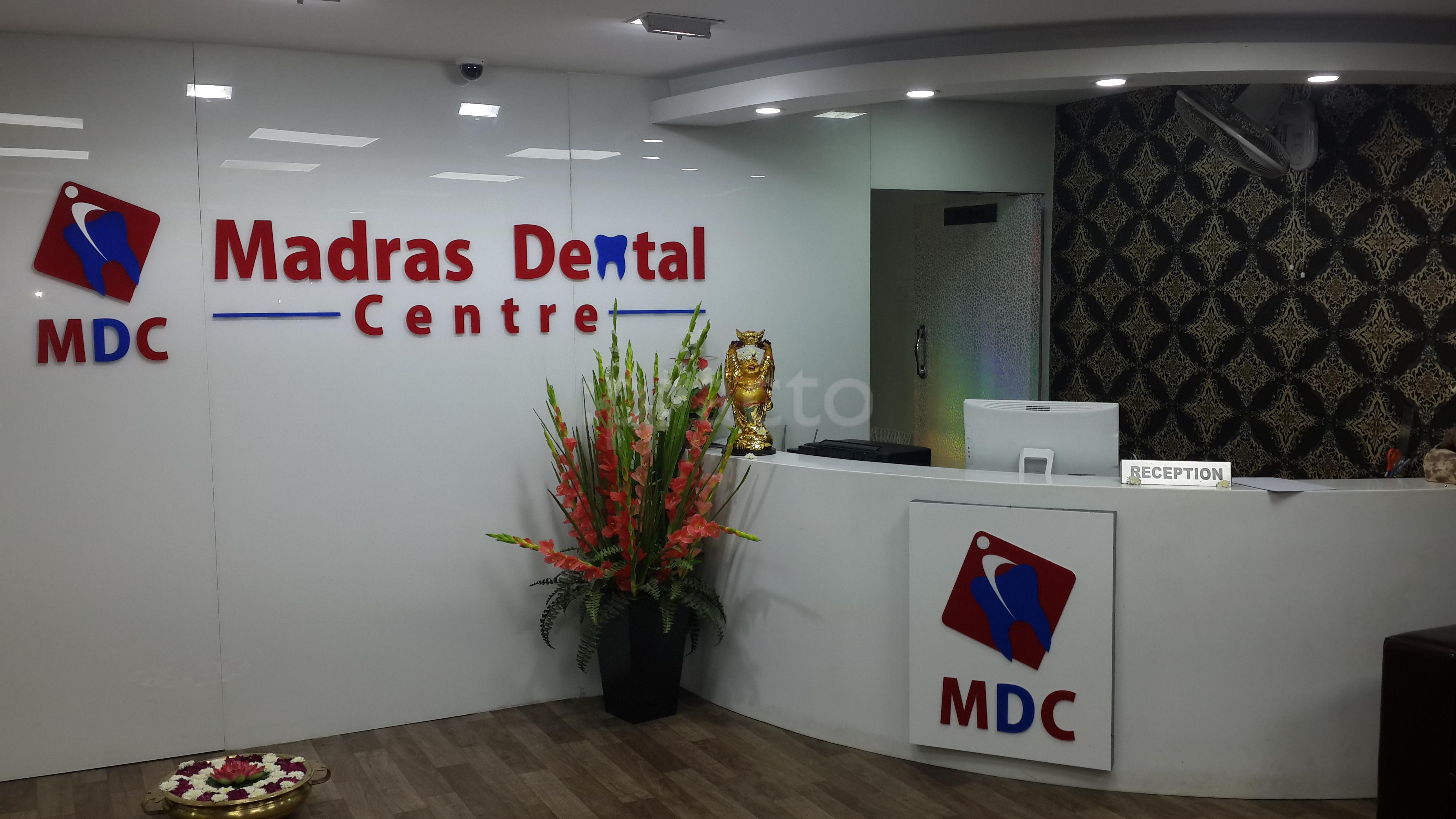 Reception at Madras Dental Centre Vadapalani Chennai