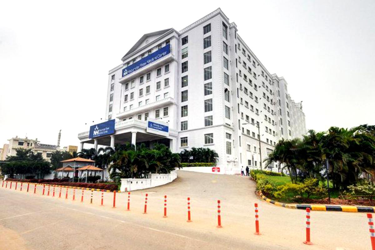Entrance at Mazumdar Shaw Medical Center Anekal Bangalore