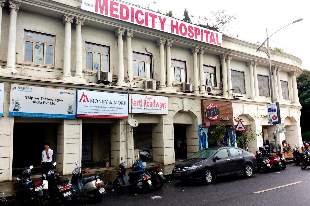 Entrance at Kharghar Medicity Hospital Kharghar Navi Mumbai