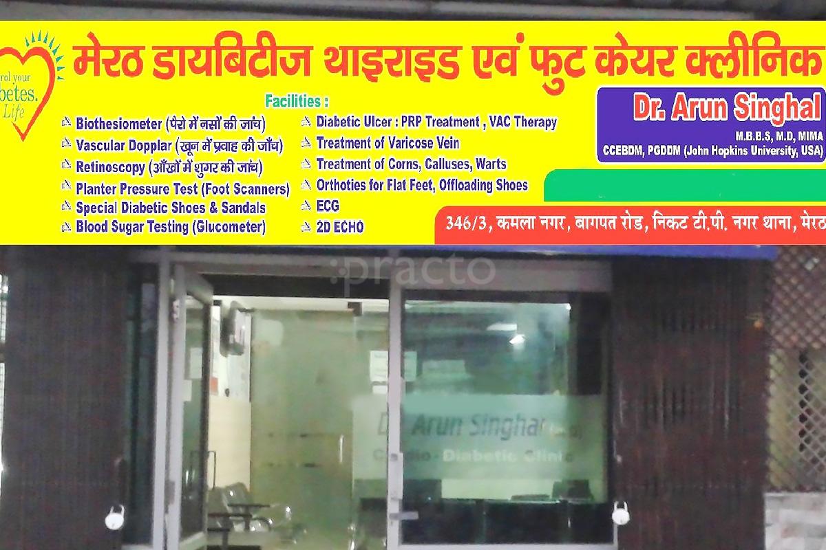 Entrance at Meerut Diabetes Thyroid And Foot Care Clinic Kamla Nagar Meerut