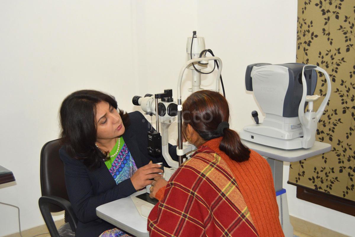 OPD/Ward at Mehta National Eye Care Clinic Jangpura Delhi