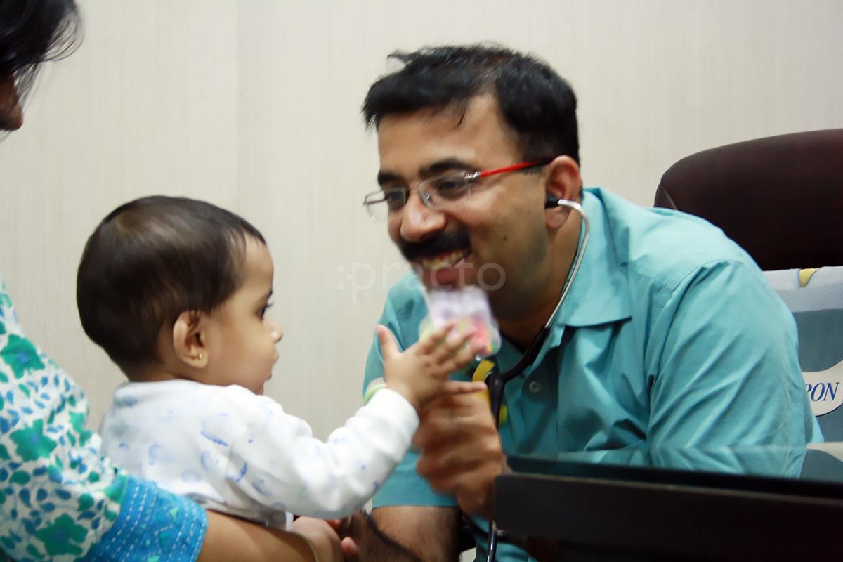 Sample Collection Area at Vee Care Clinics DLF Phase IV Gurgaon