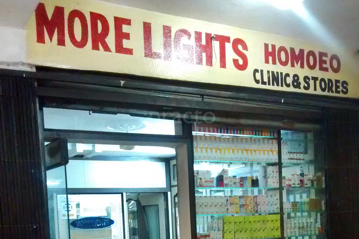 Entrance at More Lights Homeo Clinic And Stores KPHB Hyderabad