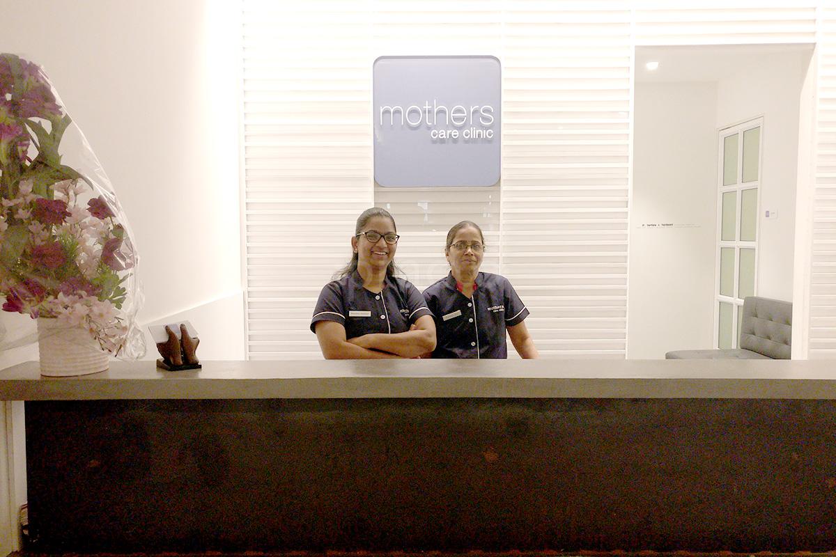 Reception at Mothers Care Clinic Andheri West Mumbai