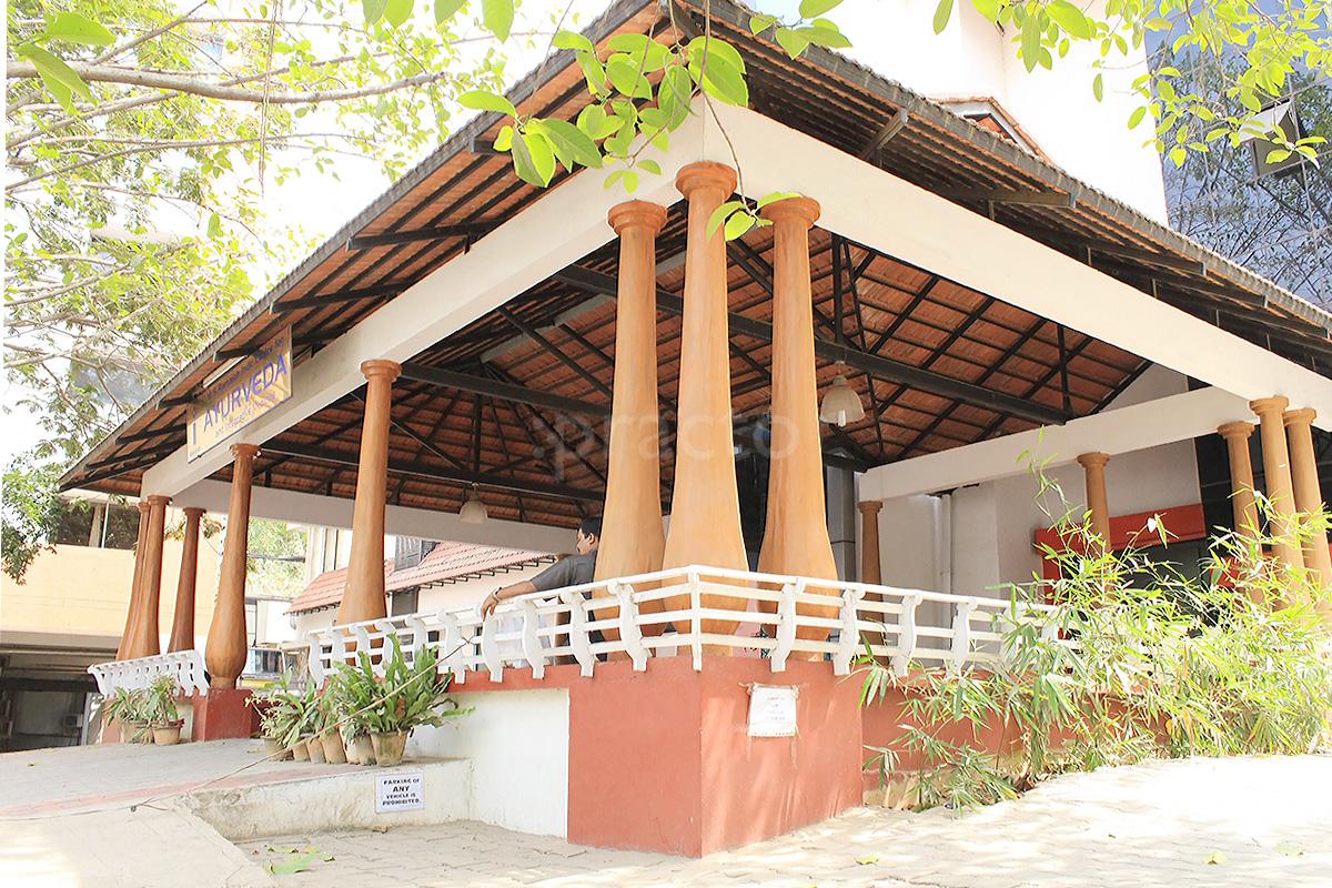 Entrance at Ramaiah Indic Specialty Ayurveda New BEL Road Bangalore